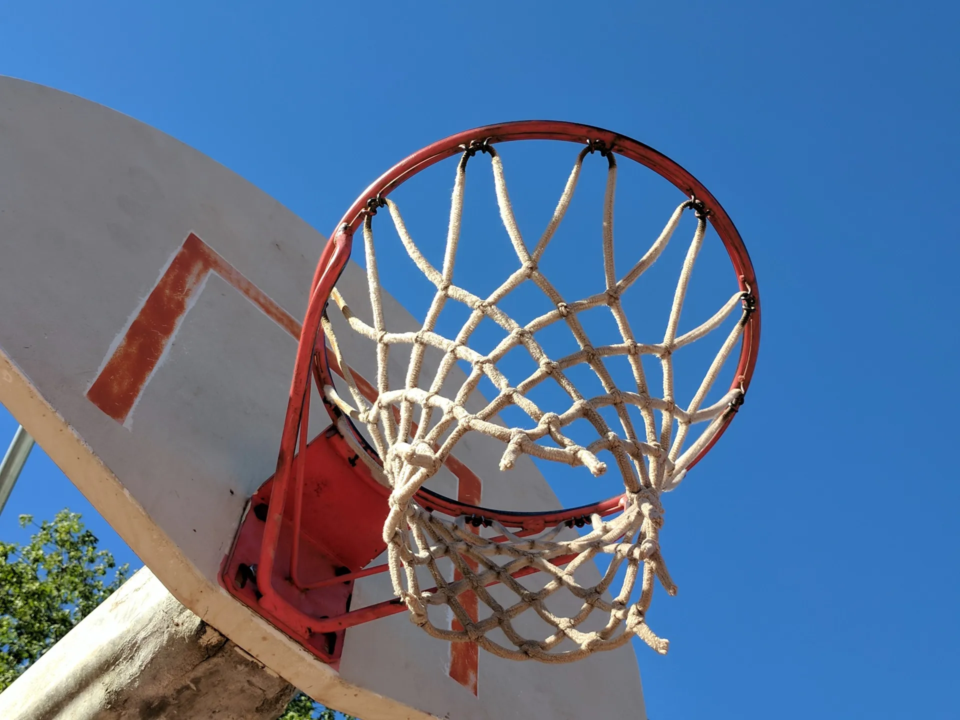 basketball hoop outside